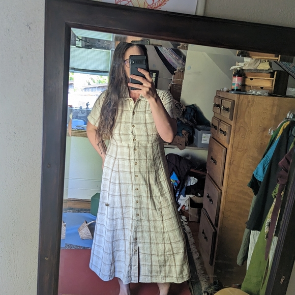 Vintage 100% Silk Dress - Picture 8 of 8